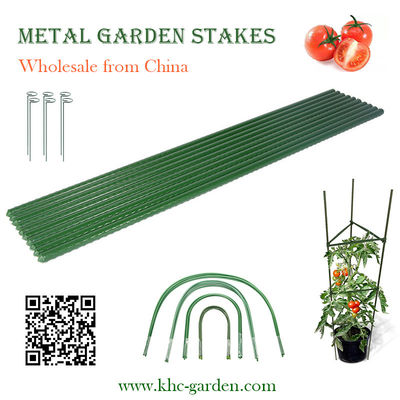 Pack of 25 Tingyuan Garden Stakes 30 Inches Steel Plant Stakes 